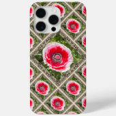 Herausragendes iPhone-Gehäuse mit roten und weißen Case-Mate iPhone Hülle (Rückseite)