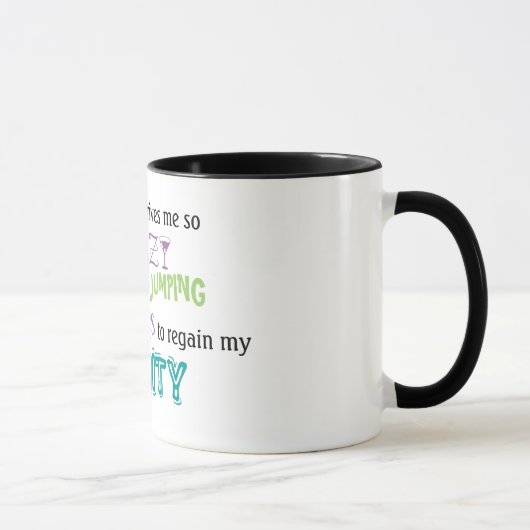 Herausspringen der Flugzeug-Tasse Tasse (Rechts)