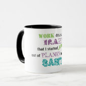 Herausspringen der Flugzeug-Tasse Tasse (Vorderseite Links)