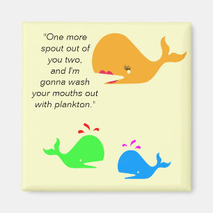 Herausspritzendes Off_kids ist Kindermagnet Magnet