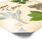 Herb Bouquet Foto Print (Ecke)