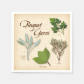 Herb Bouquet Napkins Serviette (Vorderseite)