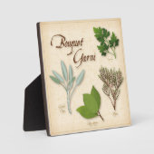 Herb Bouquet Plaque Fotoplatte (Vorderseite)