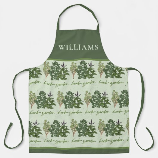 Herb Garden All-over Print-Schürze Schürze (Vorderseite)