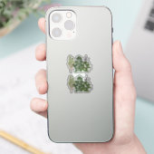 Herb Garden Custom-Cut Vinyl Sticker (Telefon)