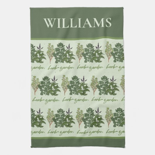 Herb Garden Geschirrtuch (Vertikal)