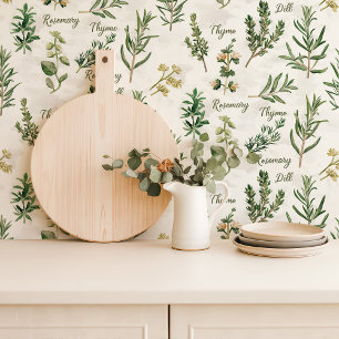 Herb Garden Kitchen Tapete