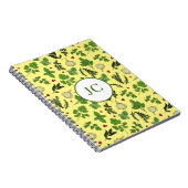 Herb Garden Küche Kulinarisches Mustertuch Notizblock (Rechte Seite)