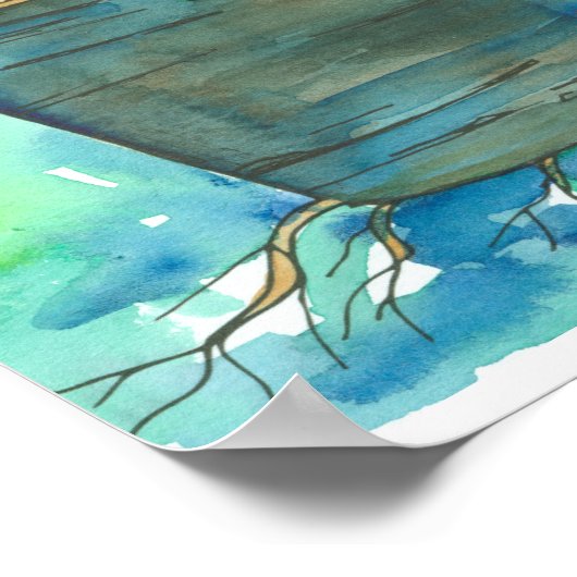 Herb Garden Rosemary Poster (Ecke)