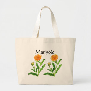Herb Garden Series - Marigold Jumbo Stoffbeutel