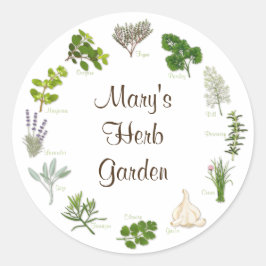 Herb Garden Stickers
