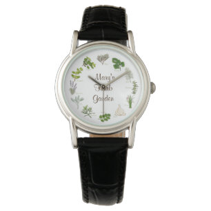 Herb Garden Thyme Watch Armbanduhr