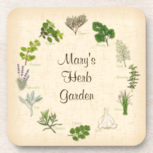 Herb Garden Untersetzer (Vorderseite)