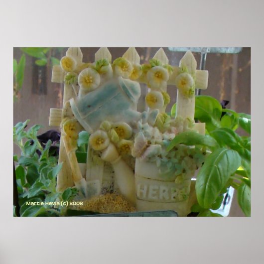 Herb Garden-Zeichen Poster (Vorne)