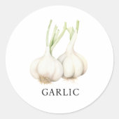 Herb Knolic Watercolor Runder Aufkleber (Vorderseite)