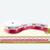 Herb Polski, Adler & Polnische Flagge, Polen / Spo Satinband