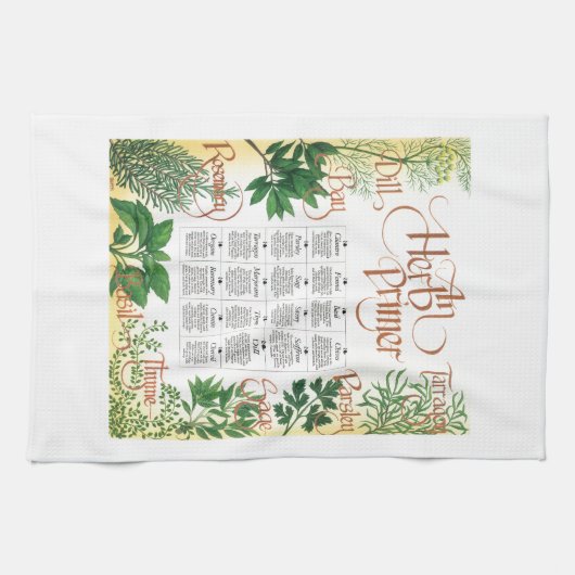 Herb Primer Geschirrtuch (Horizontal)