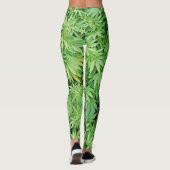 Herb - Reggae Rasta - Power Yoga Leggings (Rückseite)
