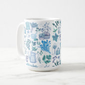 Herb Toile Kaffeetasse (Vorderseite Links)