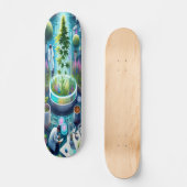 "Herbal Biotech Grove Deck" Skateboard (Vorderseite)