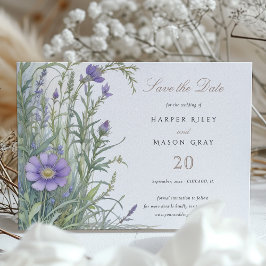 Herbal Garden Save the Date Wedding Einladung