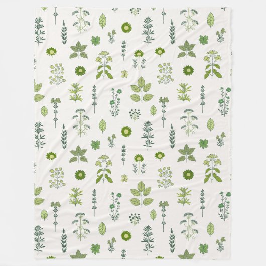 Herbal Harmony Fleecedecke (Vorderseite)