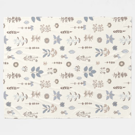 Herbal Harmony Fleecedecke (Vorderseite (Horizontal))