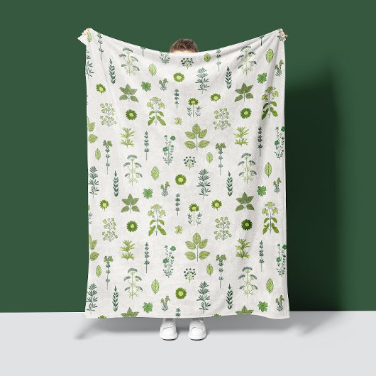 Herbal Harmony Fleecedecke