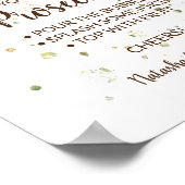 Herbal Pimp Ihr Prosecco Brautparty Zeichen Poster (Ecke)