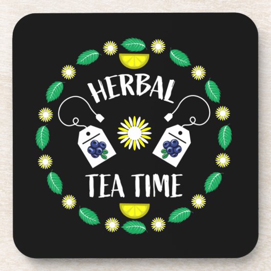 Herbal Rea Drinkers Getränkeuntersetzer (Vorderseite)