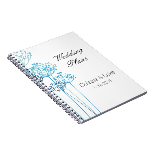 Herbal Rhapsody Wedding Plans Notizblock (Rechte Seite)