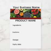 Herbal Tonic Label Weinetikett (Einzelnes Label)