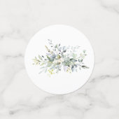 Herbal und Grüne Hochzeitsempfehlung Confetti Konfetti (Klein Vorderseite)