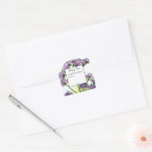 Herbal Valerian Blume Sleepy Time Blank Quadratischer Aufkleber (Umschlag)