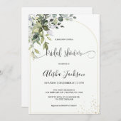 Herbal Watercolor Bridal Dusche Einladung (Vorne/Hinten)