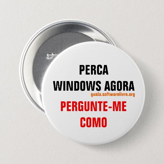 Herbalinux Button (Vorne & Hinten)