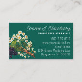 Herbalist Business Cards Feverwenige Elderberger Visitenkarte (Vorderseite)