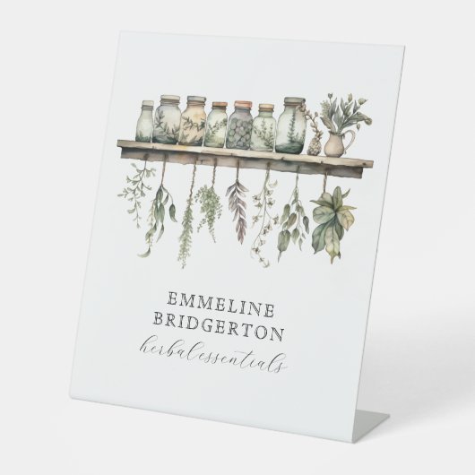Herbalist Business Sockelschild (Vorderseite)