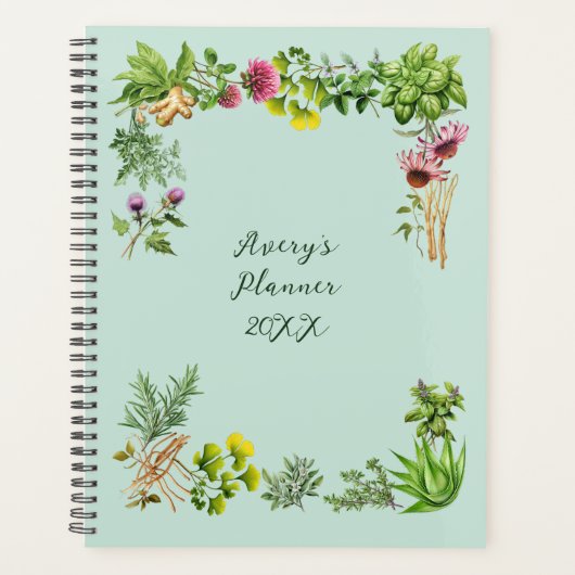 Herbalist Custom Planner Planer (Vorderseite)