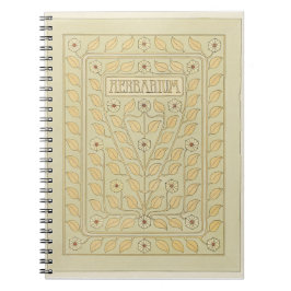 Herbarium Pflanze Gardens Journal Notizblock