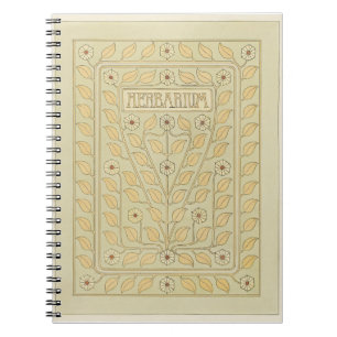 Herbarium Pflanze Gardens Journal Notizblock