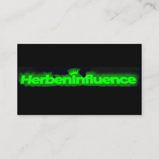 Herben Influence Business Cards Visitenkarte (Rückseite)