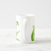 'Herberge mit dem Mosta' auf einer Knochen-China-T Porzellantasse (Rückseite)