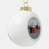 Herbert C. Jackson Ball oder Schneeflocke Keramik Kugel-Ornament (Links)