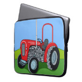 Herbert der Traktor Laptopschutzhülle (Vorderseite Links)
