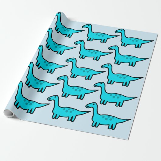 Herbert Dinosaur Wrapping Paper  Geschenkpapier (Ungerollt)