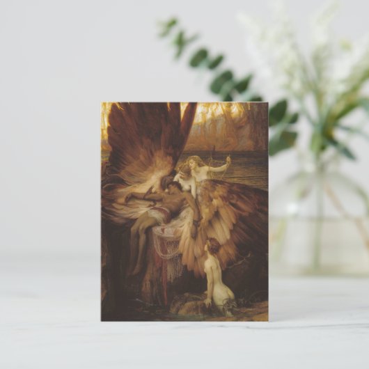 Herbert Draper - Das Gerücht um Icarus Postkarte (Stehend Vorderseite)