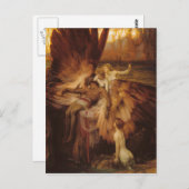 Herbert Draper - Das Gerücht um Icarus Postkarte (Vorne/Hinten)