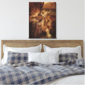 Herbert Draper - Der Vorwurf für Icarus Leinwanddruck (Insitu (Schlafzimmer))