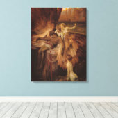 Herbert Draper - Der Vorwurf für Icarus Leinwanddruck (Insitu (Holzboden))